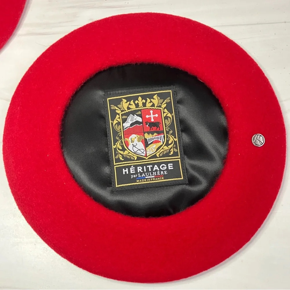Maison‎ Laulhere Authentic French Beret Choupette Wool Cat Embroidery
